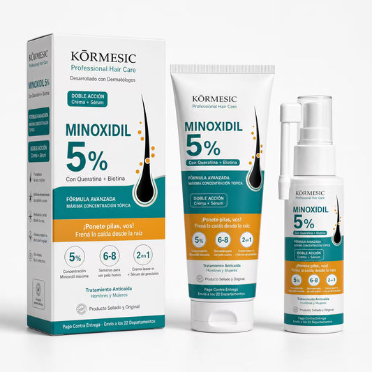 Combo Minoxidil Crema Y Serum