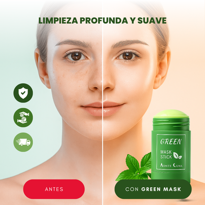 Green Mask - Elimina Impurezas Del Rostro - Compra 2 Y Lleva 1 Gratis